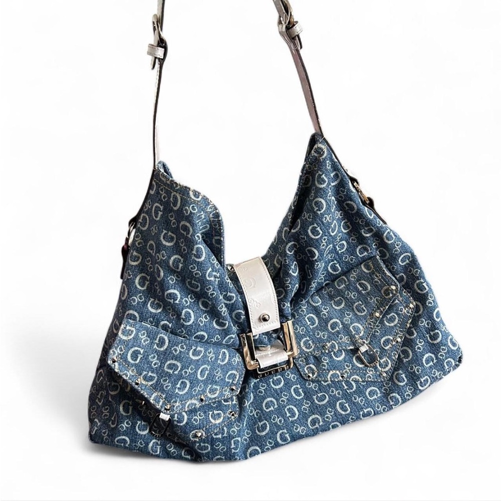 Super Large Vintage Y2k Denim Guess bag